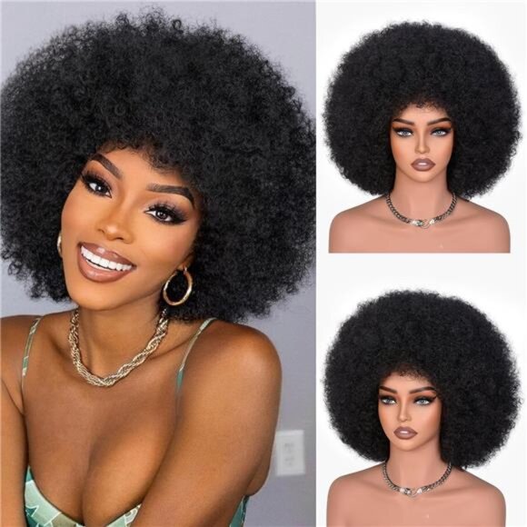 Afro Wigs for Black Women 70s main image 4